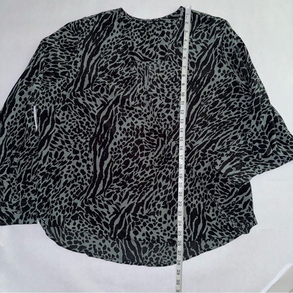Rails Hillary Emerald Mixed Animal Print Xl Grayi… - image 5